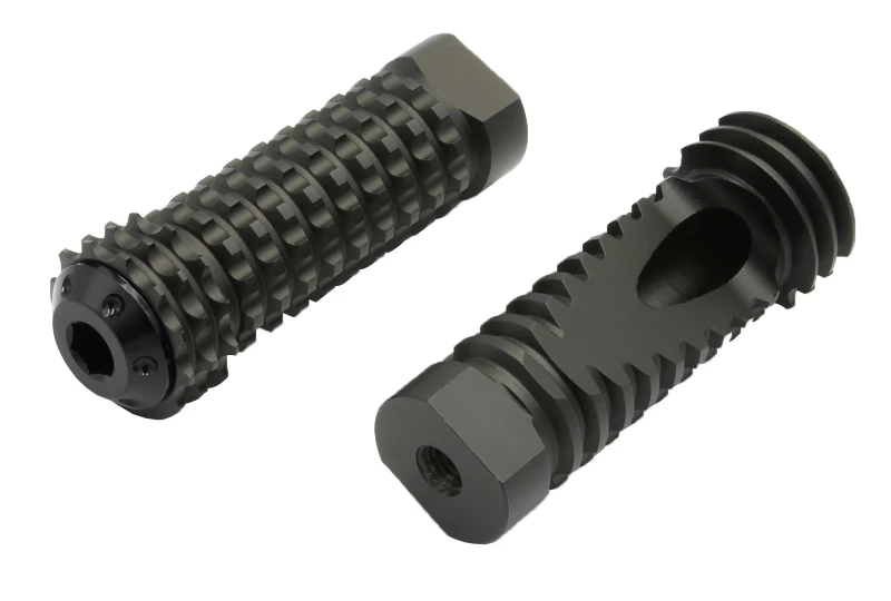 SEFIS CNC Race stupačky čierná pre motocykel