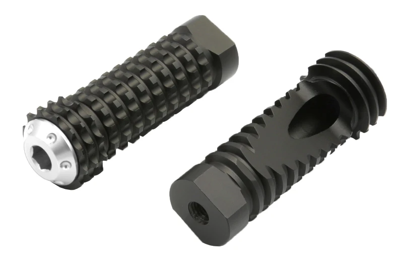 SEFIS CNC Race stupačky strieborna pre motocykel