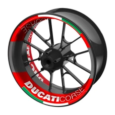 SEFIS dvojdielne polepy na kolesá DUCATI CORSE