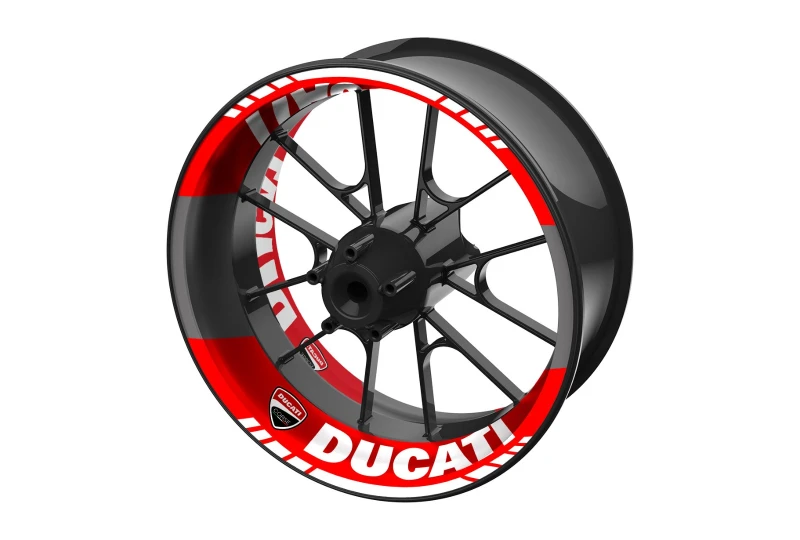 SEFIS dvojdielne polepy na kolesá DUCATI pre motocykel