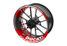 SEFIS dvojdielne polepy na kolesá DUCATI pre motocykel
