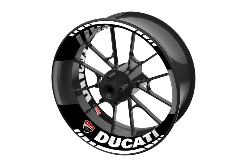 SEFIS dvojdielne polepy na kolesá DUCATI pre motocykel