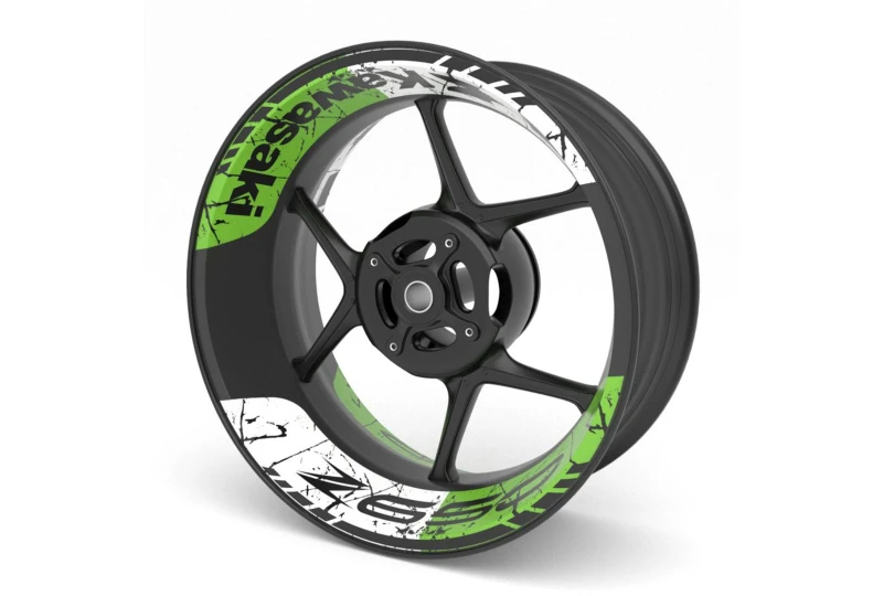 SEFIS dvojdielne polepy na kolesá KAWASAKI Z650 pre motocykel