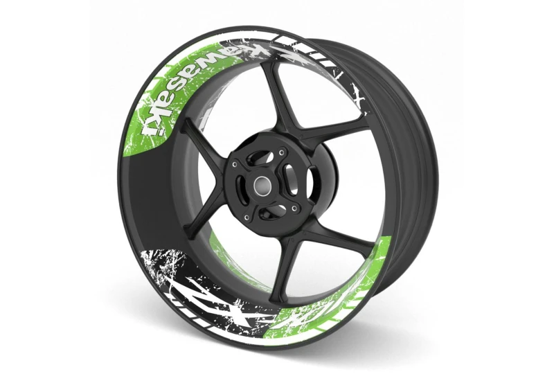 SEFIS dvojdielne polepy na kolesá KAWASAKI ZX-10R pre motocykel
