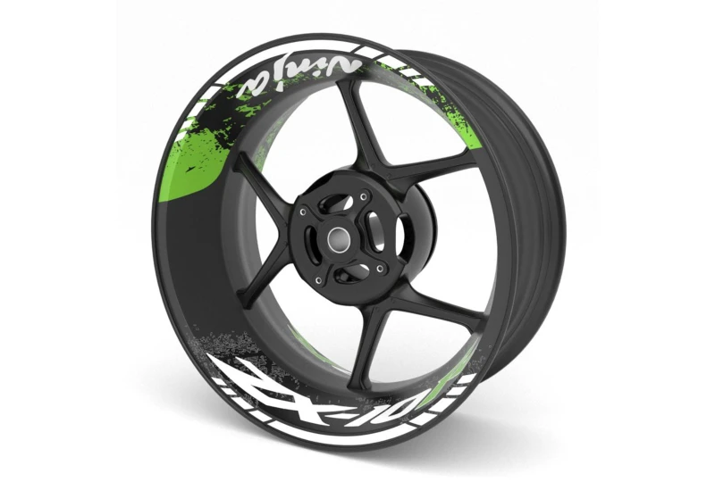 SEFIS dvojdielne polepy na kolesá KAWASAKI ZX-10R pre motocykel