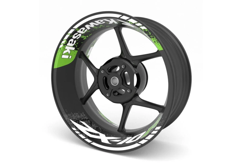 SEFIS dvojdielne polepy na kolesá KAWASAKI ZX-10R pre motocykel