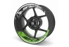 SEFIS dvojdielne polepy na kolesá KAWASAKI ZX-6R pre motocykel
