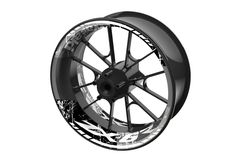 SEFIS dvojdielne polepy na kolesá KAWASAKI ZX-6R pre motocykel