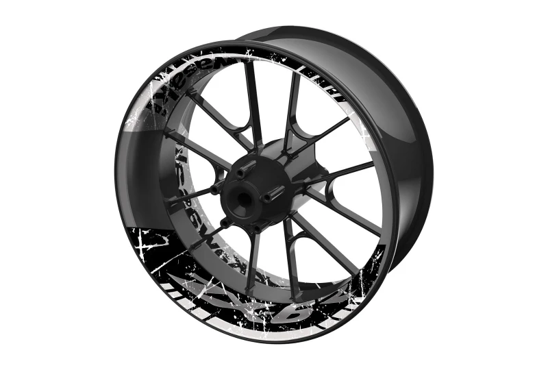 SEFIS dvojdielne polepy na kolesá KAWASAKI ZX-6R pre motocykel