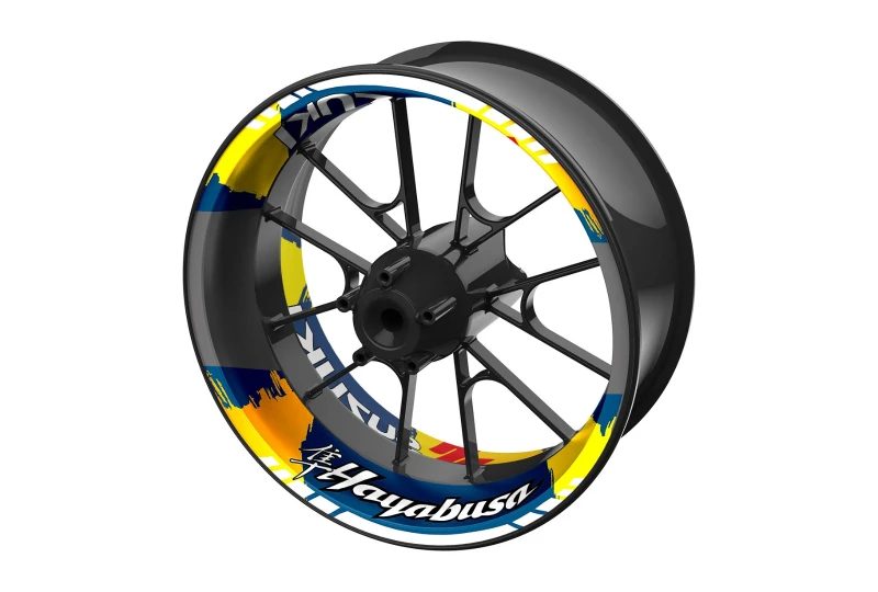 SEFIS dvojdielne polepy na kolesá SUZUKI GSX-R 1300 pre motocykel