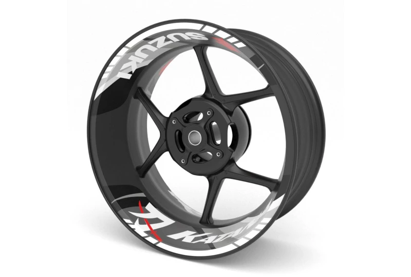 SEFIS dvojdielne polepy na kolesá SUZUKI KATANA pre motocykel