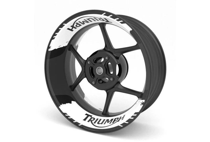 SEFIS dvojdielne polepy na kolesá TRIUMPH pre motocykel