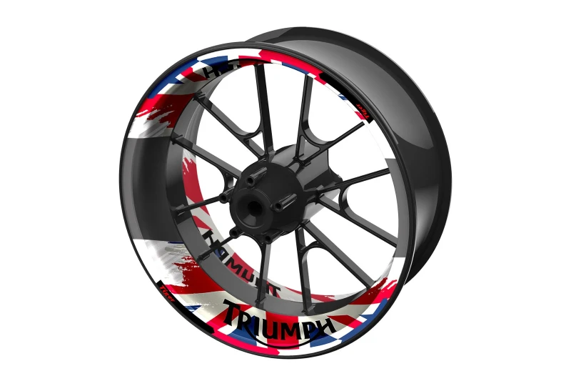 SEFIS dvojdielne polepy na kolesá TRIUMPH pre motocykel