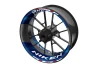 SEFIS dvojdielne polepy na kolesá YAMAHA Niken tmavo modrá pre motocykel