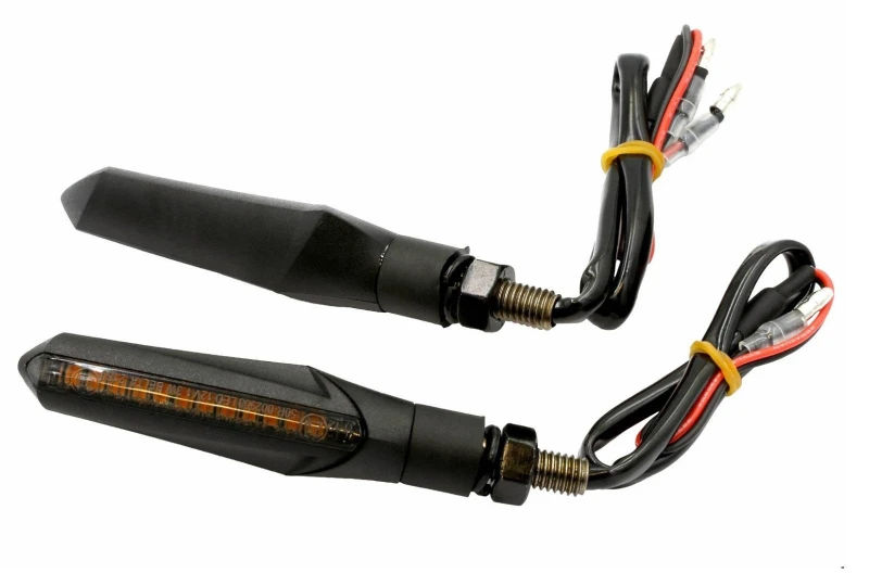 SEFIS Flow LED smerovka číra pre motocykel