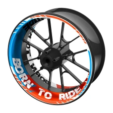 SEFIS jednodielne polepy na kolesá BORN TO RIDE