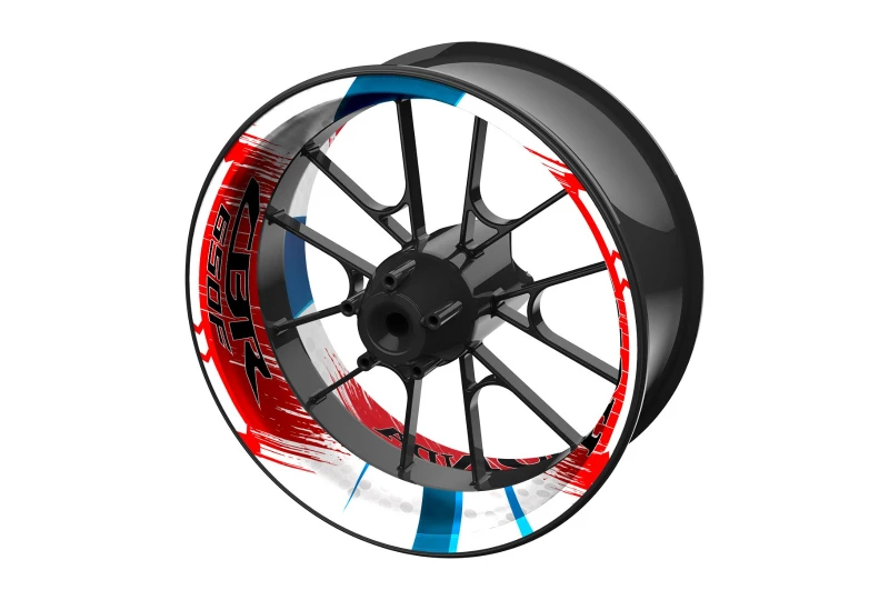 SEFIS jednodielne polepy na kolesá HONDA CBR 650F Trikolóra pre motocykel