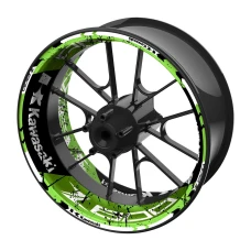 SEFIS jednodielne polepy na kolesá KAWASAKI Z800 tmavě zelená