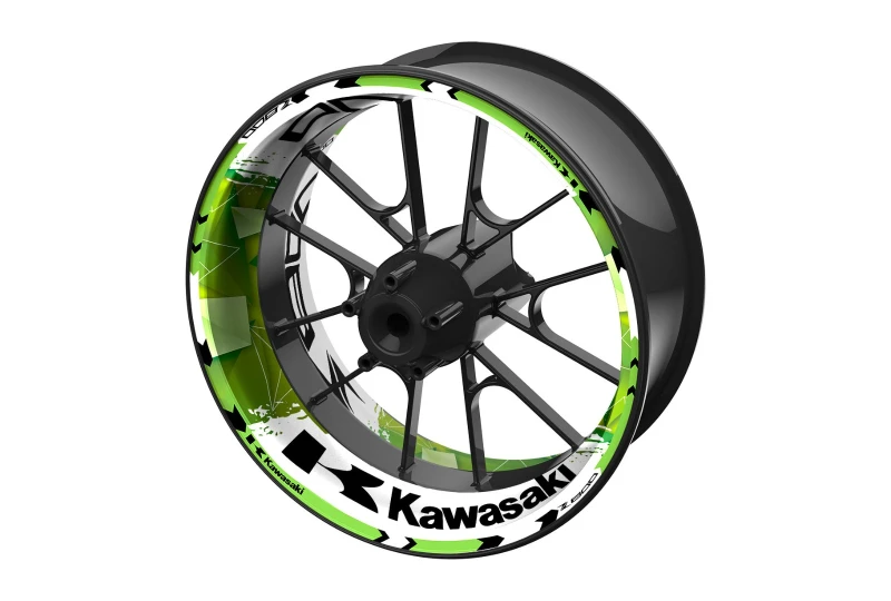 SEFIS jednodielne polepy na kolesá KAWASAKI Z800 Triangle Light pre motocykel