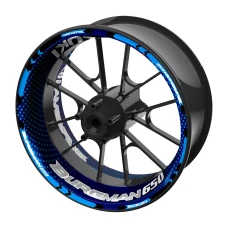 SEFIS jednodielne polepy na kolesá SUZUKI Burgman 650 tmavo modrá