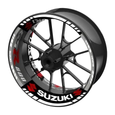 SEFIS jednodielne polepy na kolesá SUZUKI GSR 600 čierno-sivá