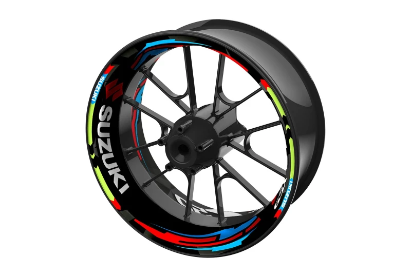 SEFIS jednodielne polepy na kolesá SUZUKI GSX-R 750 čierná pre motocykel