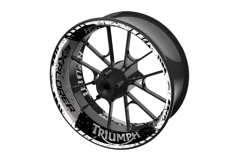 SEFIS jednodielne polepy na kolesá TRIUMPH Explorer pre motocykel