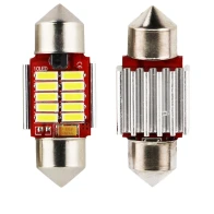SEFIS LED žiarovka sufit 28mm 12V C5W 10SMD CANBUS biela