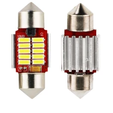 SEFIS LED žiarovka sufit 31mm 12V C5W 10SMD CANBUS biela
