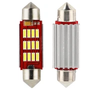 SEFIS LED žiarovka sufit 36mm 12V C5W 12SMD CANBUS biela