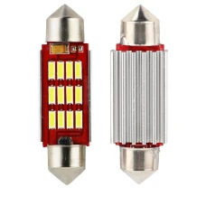 SEFIS LED žiarovka sufit 36mm 12V C5W 12SMD CANBUS biela