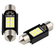 SEFIS LED žiarovka sufit 31mm 12V C5W 6SMD CANBUS biela