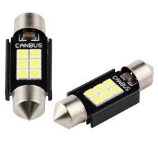 SEFIS LED žiarovka sufit 31mm 12V C5W 6SMD CANBUS biela