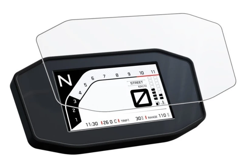 SEFIS ochranná fólia budíkov KTM DUKE 690 R 2016-2017 pre motocykel