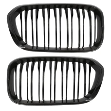 Predná maska ​​ľadvinky Double-line BMW 1 F20 2015-2017 čierná