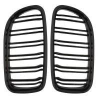 Predná maska ľadvinky Double-line BMW 3 E90/91 2009-2012 čierna