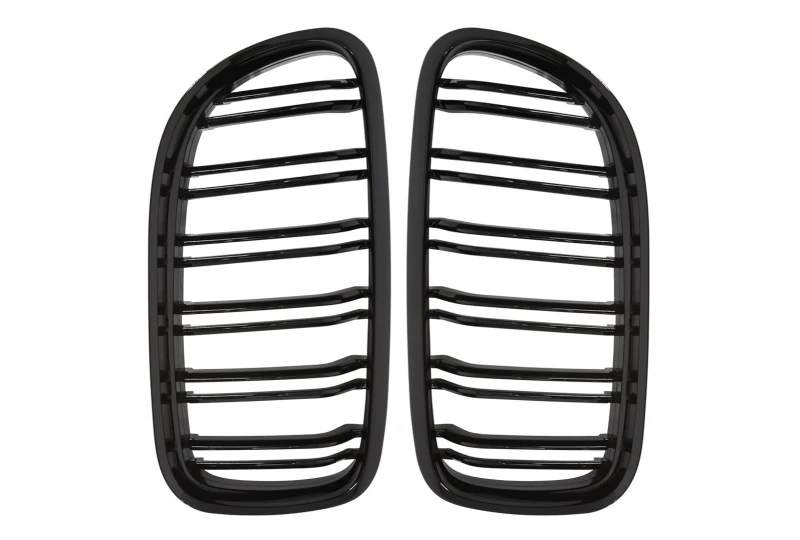 Predná maska ľadvinky Double-line BMW 3 E90/91 2009-2012 čierna na automobil Predná maska ľadvinky Double-line BMW 3 E90/91 2009-2012 čierna na automobil