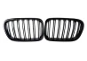 Predná maska ľadvinky Double-line BMW X3 F25 2011-2013 čierná na automobil