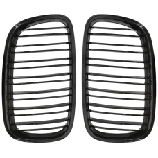 Predná maska ľadvinky Double-line BMW X5 E70 X6 E71 2007-2013 čierna