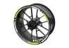 SEFIS sada farebných prúžkov EASY na kolesa Honda žltá pre motocykel