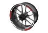 SEFIS sada farebných prúžkov EASY na kolesa Yamaha červená pre motocykel