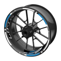 SEFIS sada farebných prúžkov EASY na kolesa Yamaha MT-07 modrá