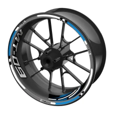 SEFIS sada farebných prúžkov EASY na kolesa Yamaha MT-09 modrá