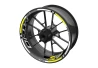 SEFIS sada farebných prúžkov EASY na kolesa Yamaha MT-10 žltá pre motocykel