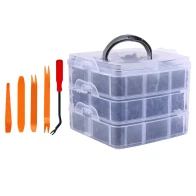 SEFIS sada plastových skrutiek 5-10mm 625ks