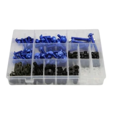 SEFIS sada skrutiek do kapôt M5 M6 190 ks modrá