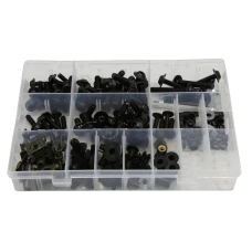 SEFIS sada skrutiek do kapôt M6 M5 190 ks čierna