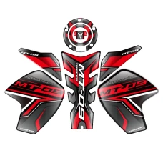 SEFIS TankPad set MT-09 Tracer červená