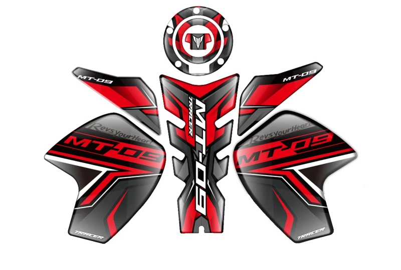 SEFIS TankPad set MT-09 Tracer červená pre motocykel