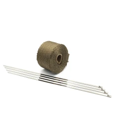 SEFIS žiaruvzdorná omotávka výfukových zvodov 5m bronzová